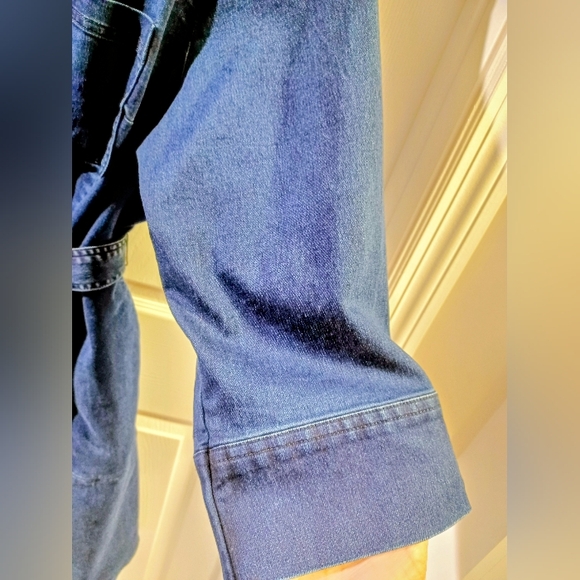 Liz Claiborne Denim Shirt Dress - Picture 3 of 6